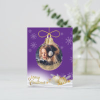 Weihnachtsschmuck Foto Schneeflocken Moderne Lila