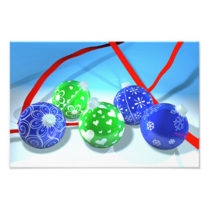 Weihnachtsschmuck Fotodruck