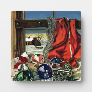 Weihnachtsschmuck Fotoplatte