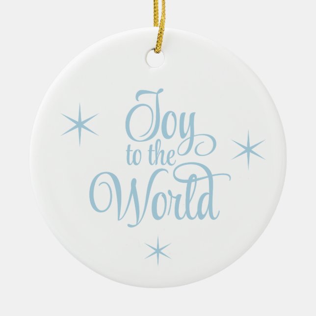 Weihnachtsschmuck Freude der Welt (Vorne)