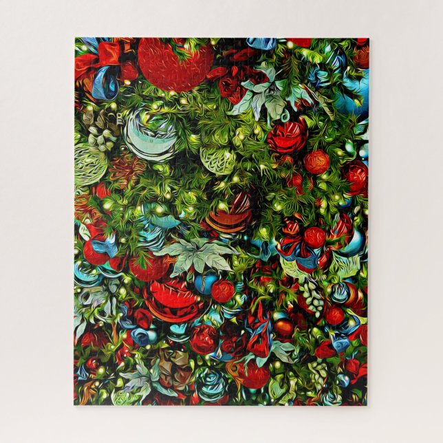 Weihnachtsschmuck Frische Pasta machen Puzzle (Vertikal)