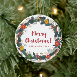Weihnachtsschmuck für die Blume
