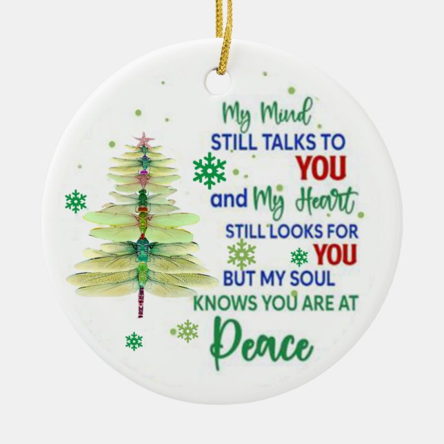 Weihnachtsschmuck für Drachenfliege, Weihnachtsbau (Vorne)