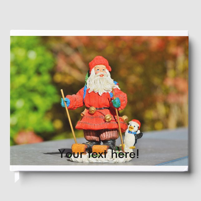 Weihnachtsschmuck Gästebuch (Vorderseite)