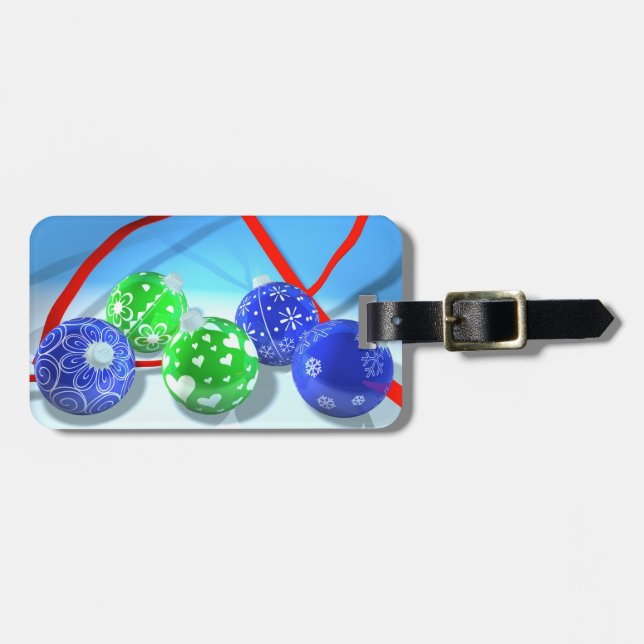 Weihnachtsschmuck Gepäckanhänger (Vorderseite horizontal)
