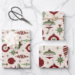Weihnachtsschmuck Geschenkpapier Set