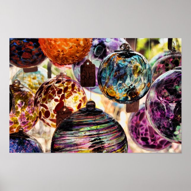 Weihnachtsschmuck Glas - Poster (Vorne)