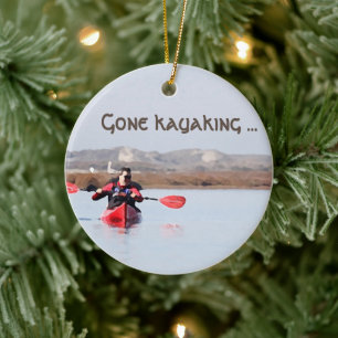 Weihnachtsschmuck "Gone Kayaking"