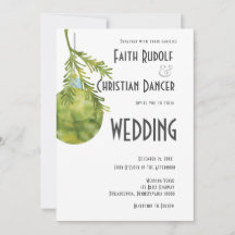 Weihnachtsschmuck Grün, Moderne Hochzeit