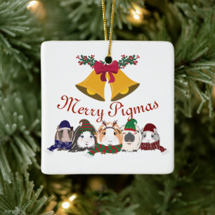 Weihnachtsschmuck Guinea Schweine