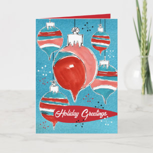 Weihnachtsschmuck Happy Holiday Grüße Karte