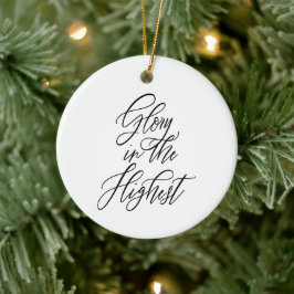 Weihnachtsschmuck "Herrlichkeit in der Höhe"