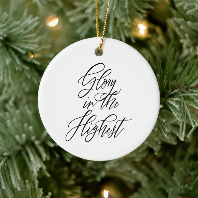 Weihnachtsschmuck "Herrlichkeit in der Höhe" (Baum)