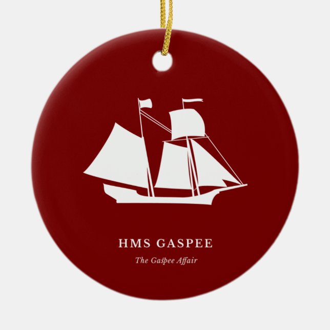 Weihnachtsschmuck — HMS Gaspee (Vorne)