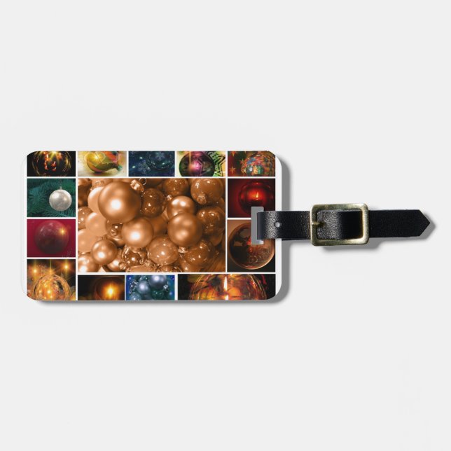 Weihnachtsschmuck Holiday Tree Destination Geschen Gepäckanhänger (Vorderseite horizontal)