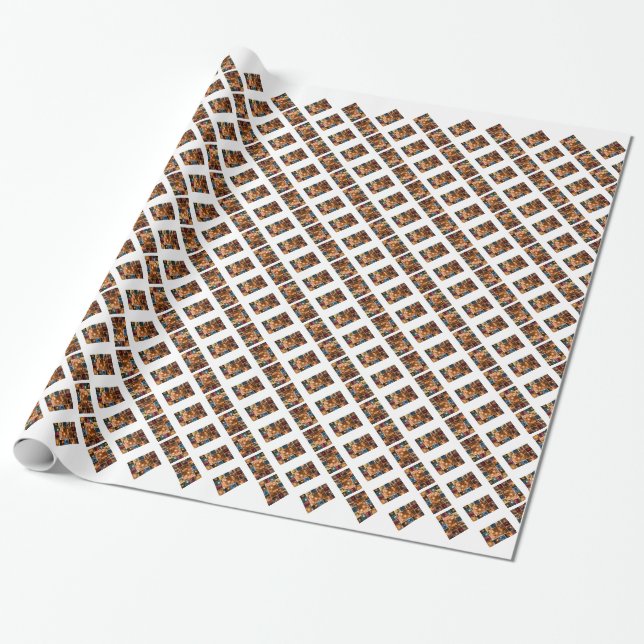 Weihnachtsschmuck Holiday Tree Destination Geschen Geschenkpapier (Ungerollt)