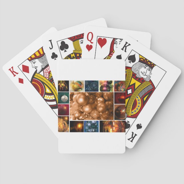 Weihnachtsschmuck Holiday Tree Destination Geschen Spielkarten (Rückseite)