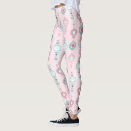 Weihnachtsschmuck Hübsch Pink Holiday Leggings