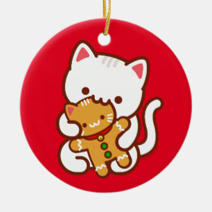 Weihnachtsschmuck - Hunger Kitty Gingerbread Katze