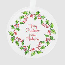 Weihnachtsschmuck im benutzerdefinierten Text Ornament