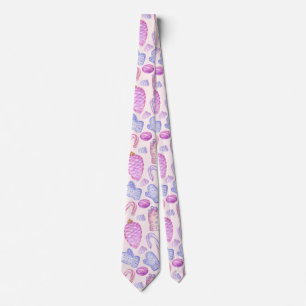 Weihnachtsschmuck in Aquarellen, Candy Cane Krawatte