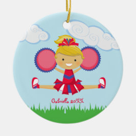 Weihnachtsschmuck in Rot, Weiß und Blau