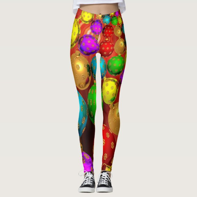 Weihnachtsschmuck Jamboree Leggings (Vorderseite)