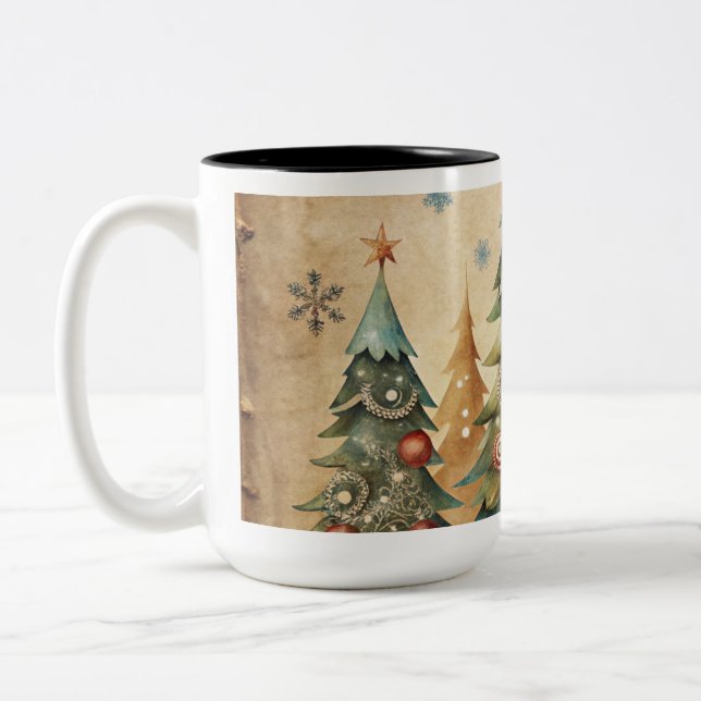 Weihnachtsschmuck Kaffee Tasse (Links)