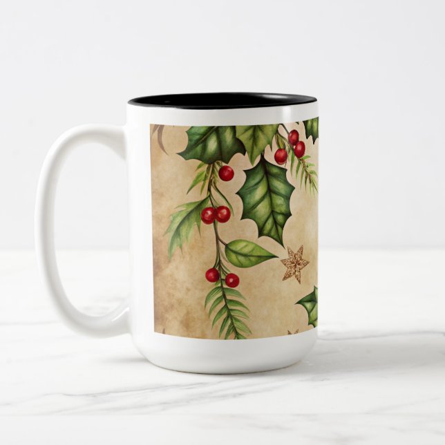 Weihnachtsschmuck Kaffee Tasse (Links)