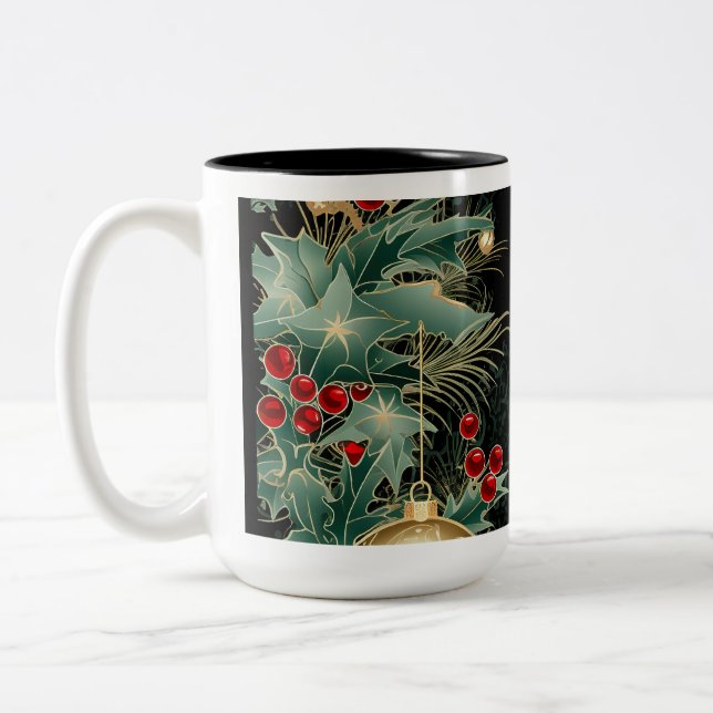 Weihnachtsschmuck Kaffee Tasse (Links)