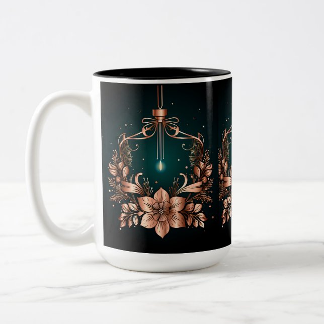Weihnachtsschmuck Kaffee Tasse (Links)