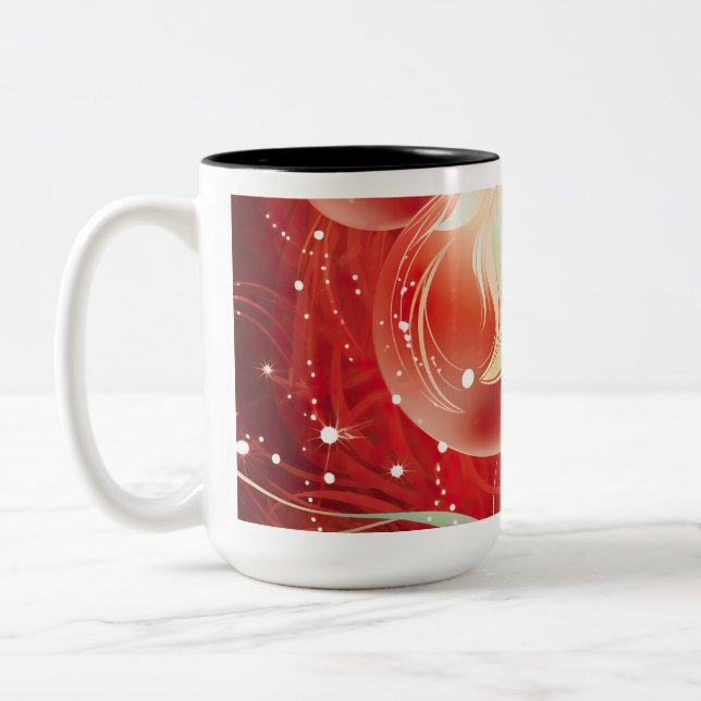 Weihnachtsschmuck Kaffee Tasse (Links)