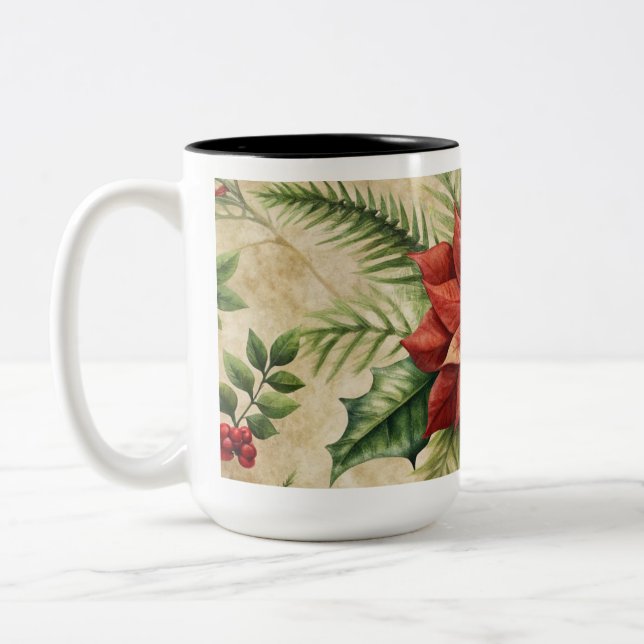 Weihnachtsschmuck Kaffee Tasse (Links)