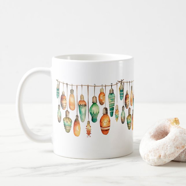 Weihnachtsschmuck Kaffeetasse (Mit Donut)