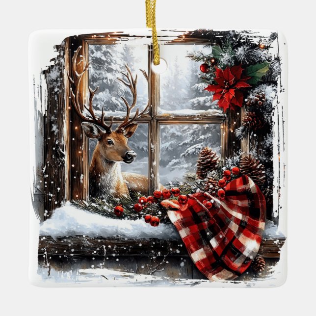 Weihnachtsschmuck Keramik (Vorderseite)