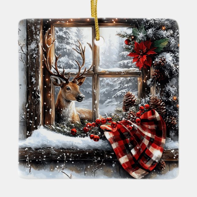 Weihnachtsschmuck Keramik (Vorderseite)