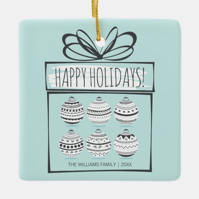 Weihnachtsschmuck Keramik (Vorderseite)