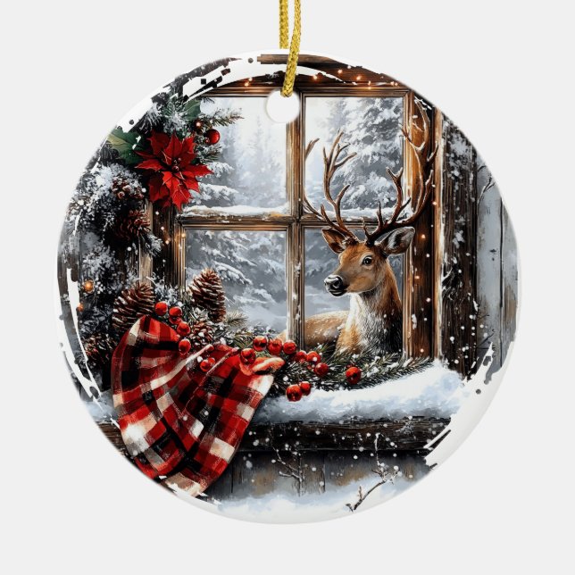 Weihnachtsschmuck Keramik (Vorne)