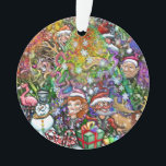 Weihnachtsschmuck Keramik Ornament<br><div class="desc">Fun Art</div>