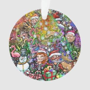 Weihnachtsschmuck Keramik Ornament