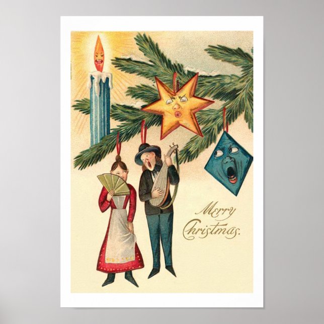 Weihnachtsschmuck kommen! Poster (Vorne)