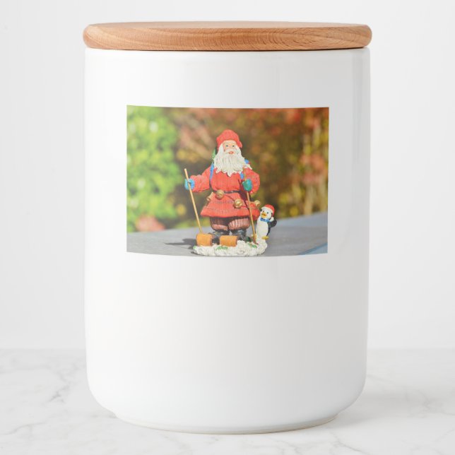 Weihnachtsschmuck Lebensmitteletikett (Vorderseite)