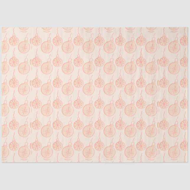 Weihnachtsschmuck Light Orange Weihnachten Seidenpapier (Vorderseite)