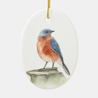 Weihnachtsschmuck mit Robin Painting