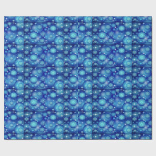 Weihnachtsschmuck mit Schnee Geschenkpapier