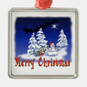 Weihnachtsschmuck mit Schneemann