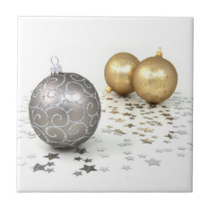 Weihnachtsschmuck mit Sternenteppich Fliese
