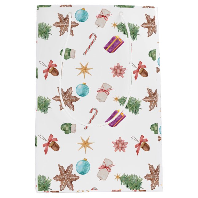 Weihnachtsschmuck Mittlere Geschenktüte (Vorderseite)