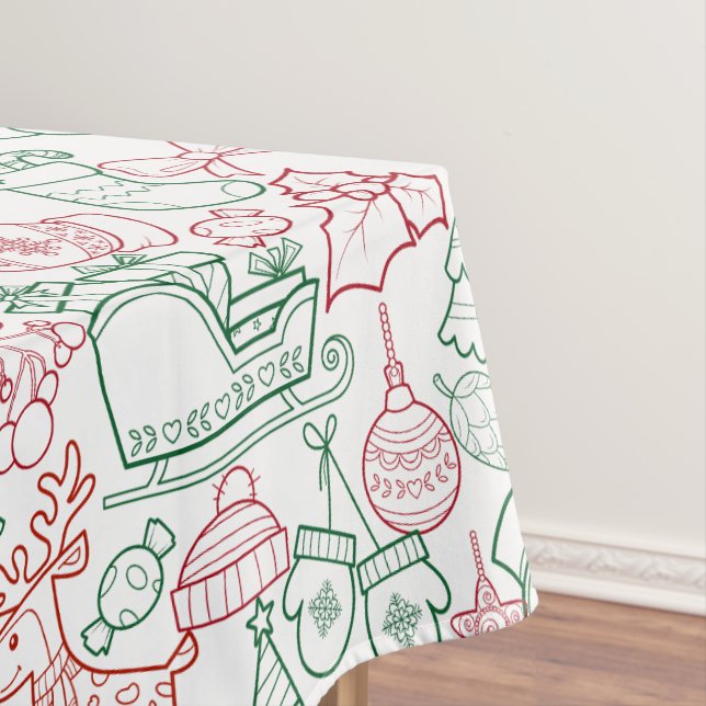 Weihnachtsschmuck Muster 02 Tischdecke (Beispiel)