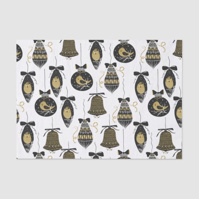 Weihnachtsschmuck Muster Gewebe Papier (Vorderseite)